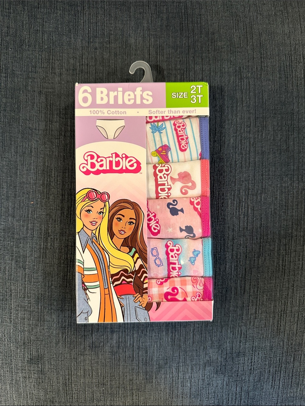 Barbie Girls 6-Pack Briefs in Size 2T-3T